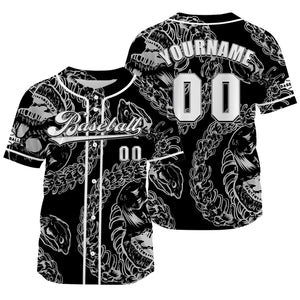 Camiseta de béisbol gris personalizada con botones para hombre mujer adulto y joven Estampado de nombre número y logotipo