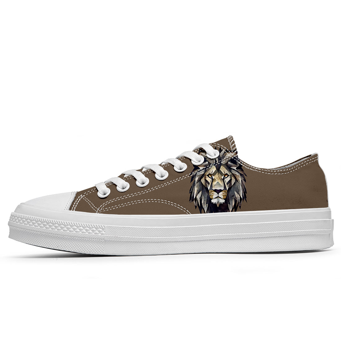 Resalta tu estilo con las zapatillas bajas de lona Lion para hombre y mujer
