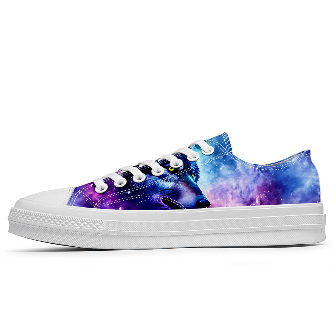 Realza tu estilo con las zapatillas bajas de lona Wolf para hombre y mujer