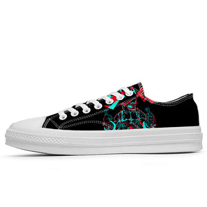 Realza tu estilo con las zapatillas bajas de lona Shark para hombre y mujer