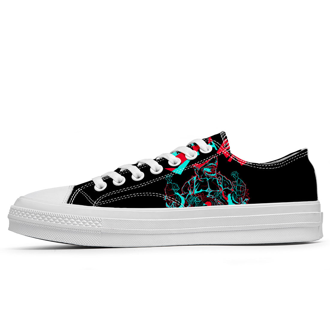 Realza tu estilo con las zapatillas bajas de lona Shark para hombre y mujer