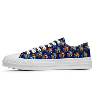 Resalta tu estilo con las zapatillas bajas de lona Lion para hombre y mujer