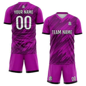 Conjunto personalizado de camiseta y jersey rosa para niños y adultos