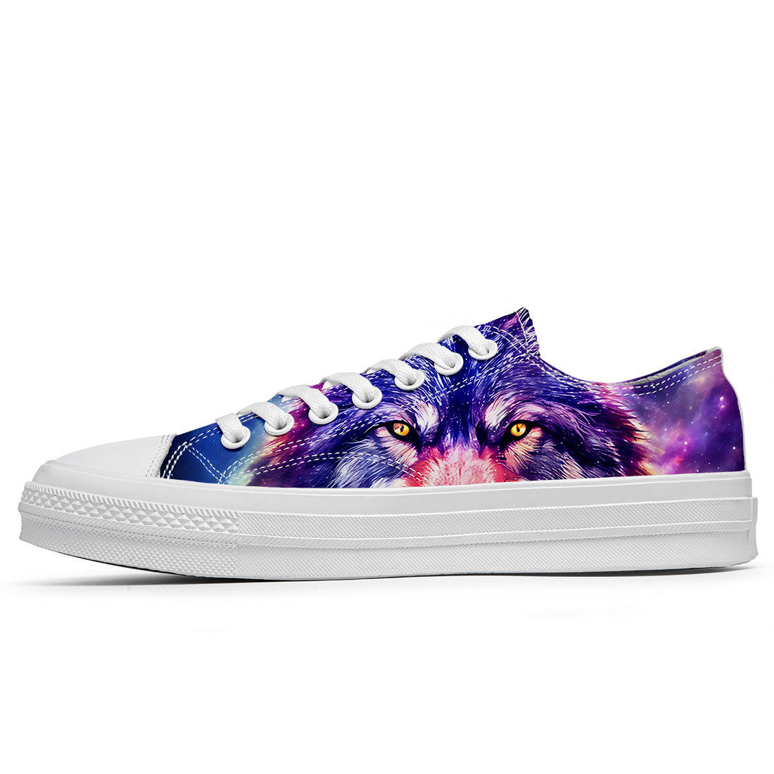 Realza tu estilo con las zapatillas bajas de lona Wolf para hombre y mujer