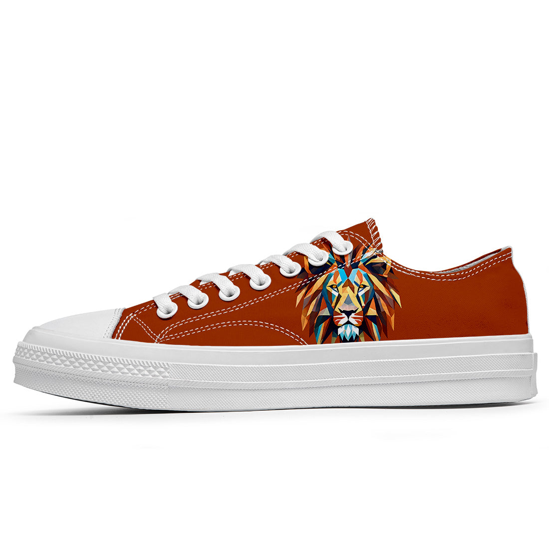 Resalta tu estilo con las zapatillas bajas de lona Lion para hombre y mujer
