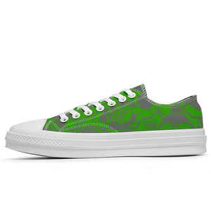 Resalta tu estilo con las zapatillas bajas de lona Skeleton para hombre y mujer