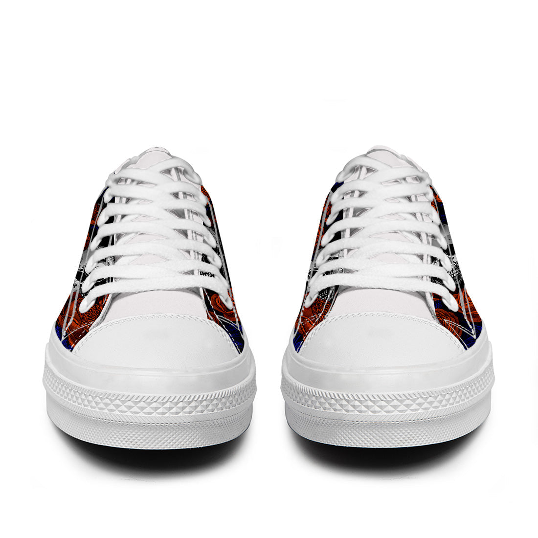 Resalta tu estilo con las zapatillas bajas de lona Skeleton para hombre y mujer