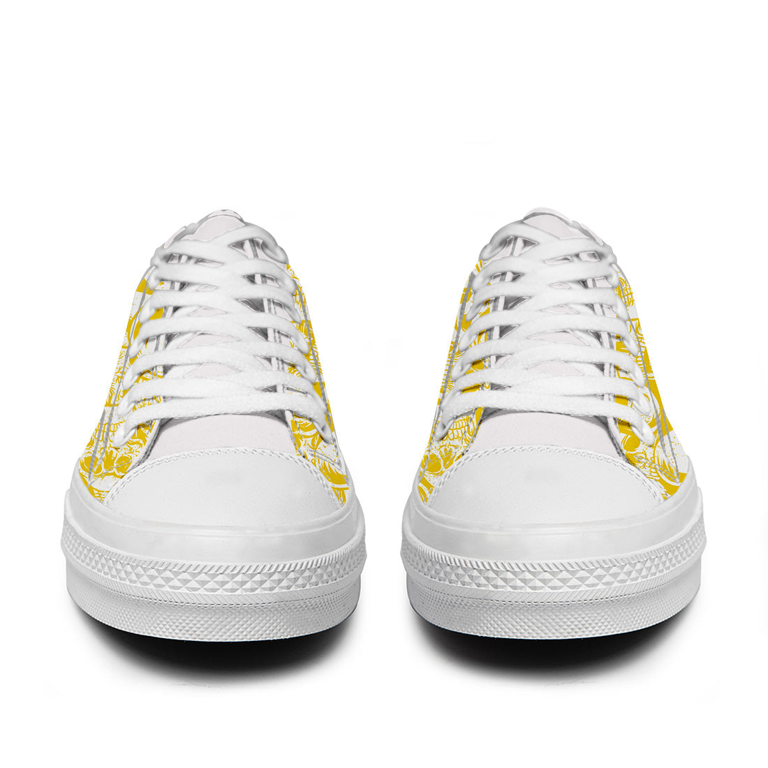 Resalta tu estilo con las zapatillas bajas de lona Skeleton para hombre y mujer