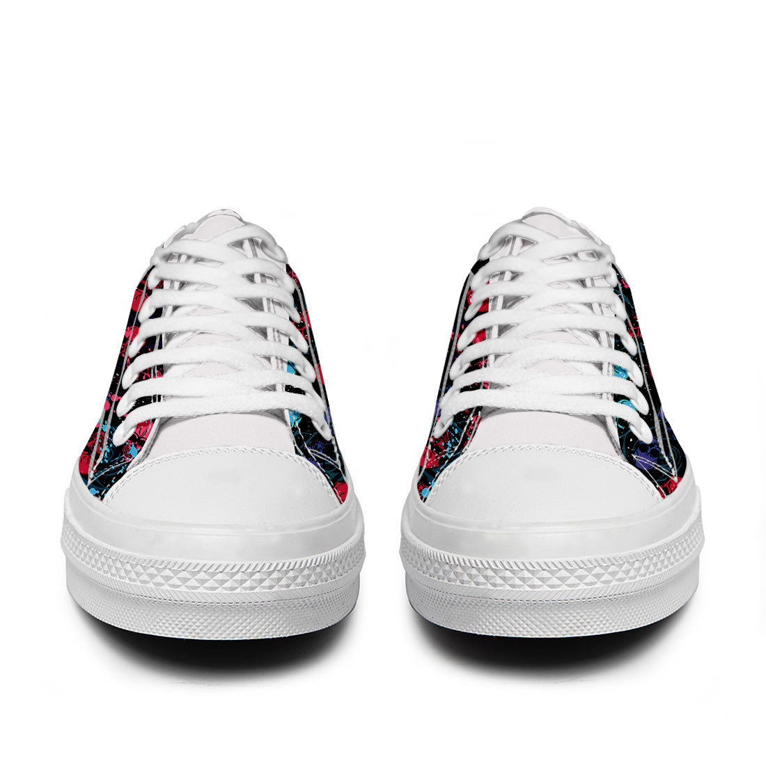 Resalta tu estilo con las zapatillas bajas de lona Skeleton para hombre y mujer