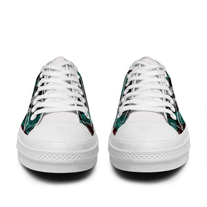 Resalta tu estilo con las zapatillas bajas de lona Skeleton para hombre y mujer