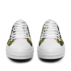 Resalta tu estilo con las zapatillas bajas de lona Skeleton para hombre y mujer