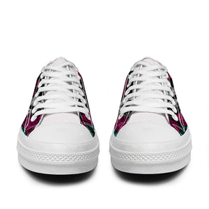 Resalta tu estilo con las zapatillas bajas de lona Skeleton para hombre y mujer