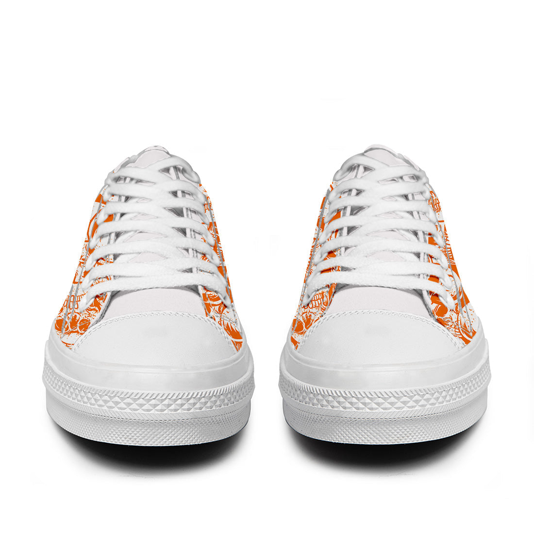 Resalta tu estilo con las zapatillas bajas de lona Skeleton para hombre y mujer