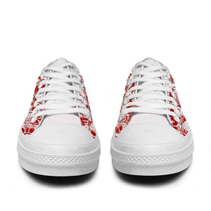 Resalta tu estilo con las zapatillas bajas de lona Skeleton para hombre y mujer