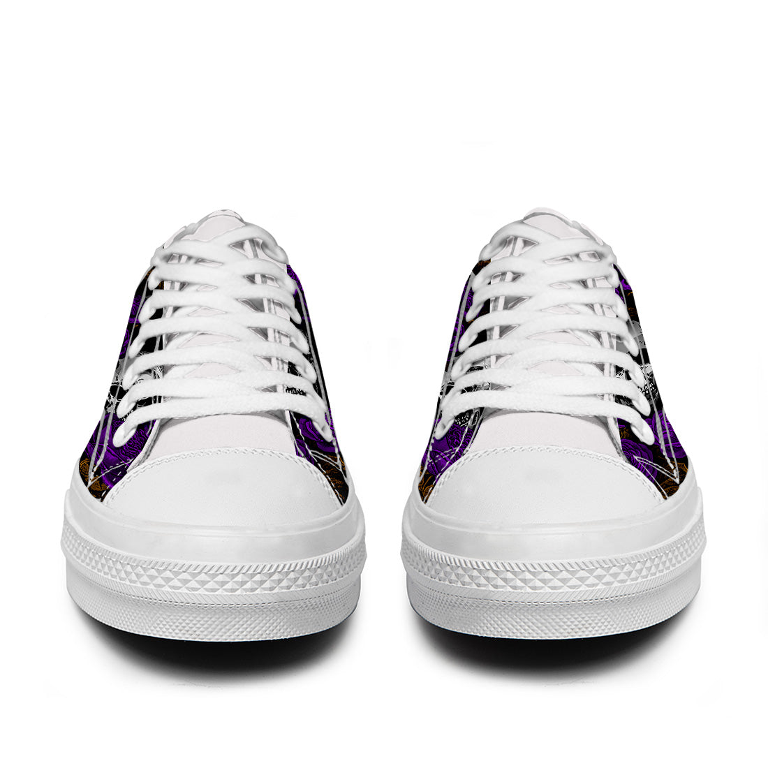 Resalta tu estilo con las zapatillas bajas de lona Skeleton para hombre y mujer