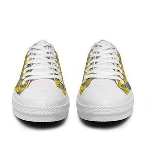 Resalta tu estilo con las zapatillas bajas de lona Skeleton para hombre y mujer
