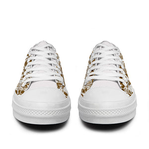Resalta tu estilo con las zapatillas bajas de lona Skeleton para hombre y mujer