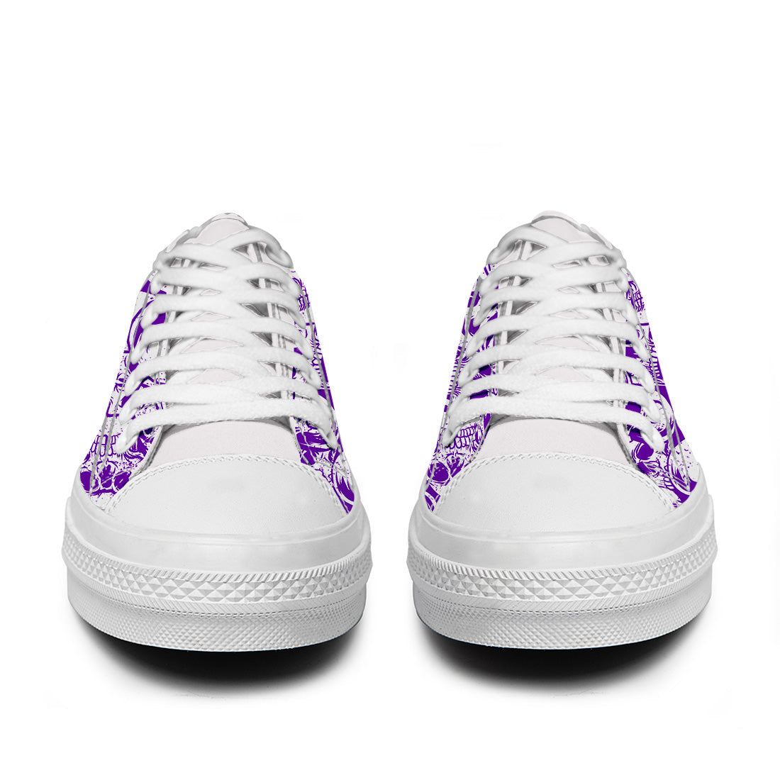 Resalta tu estilo con las zapatillas bajas de lona Skeleton para hombre y mujer