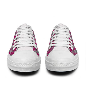 Resalta tu estilo con las zapatillas bajas de lona Skeleton para hombre y mujer