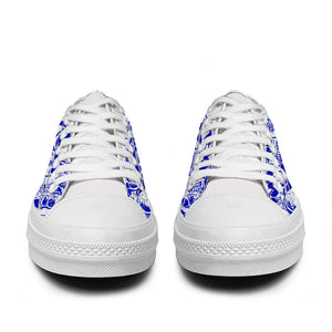 Resalta tu estilo con las zapatillas bajas de lona Skeleton para hombre y mujer