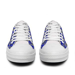 Resalta tu estilo con las zapatillas bajas de lona Skeleton para hombre y mujer
