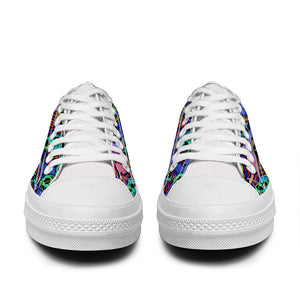 Resalta tu estilo con las zapatillas bajas de lona Skeleton para hombre y mujer