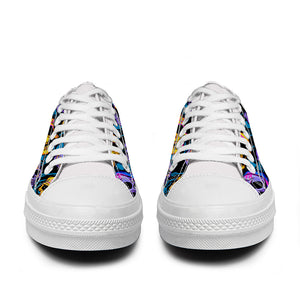 Resalta tu estilo con las zapatillas bajas de lona Skeleton para hombre y mujer