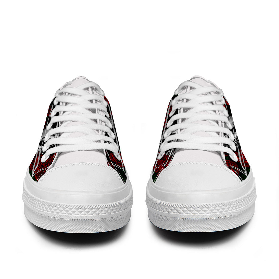 Resalta tu estilo con las zapatillas bajas de lona Skeleton para hombre y mujer