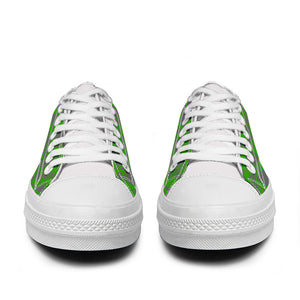 Resalta tu estilo con las zapatillas bajas de lona Skeleton para hombre y mujer