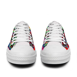 Resalta tu estilo con las zapatillas bajas de lona Skeleton para hombre y mujer