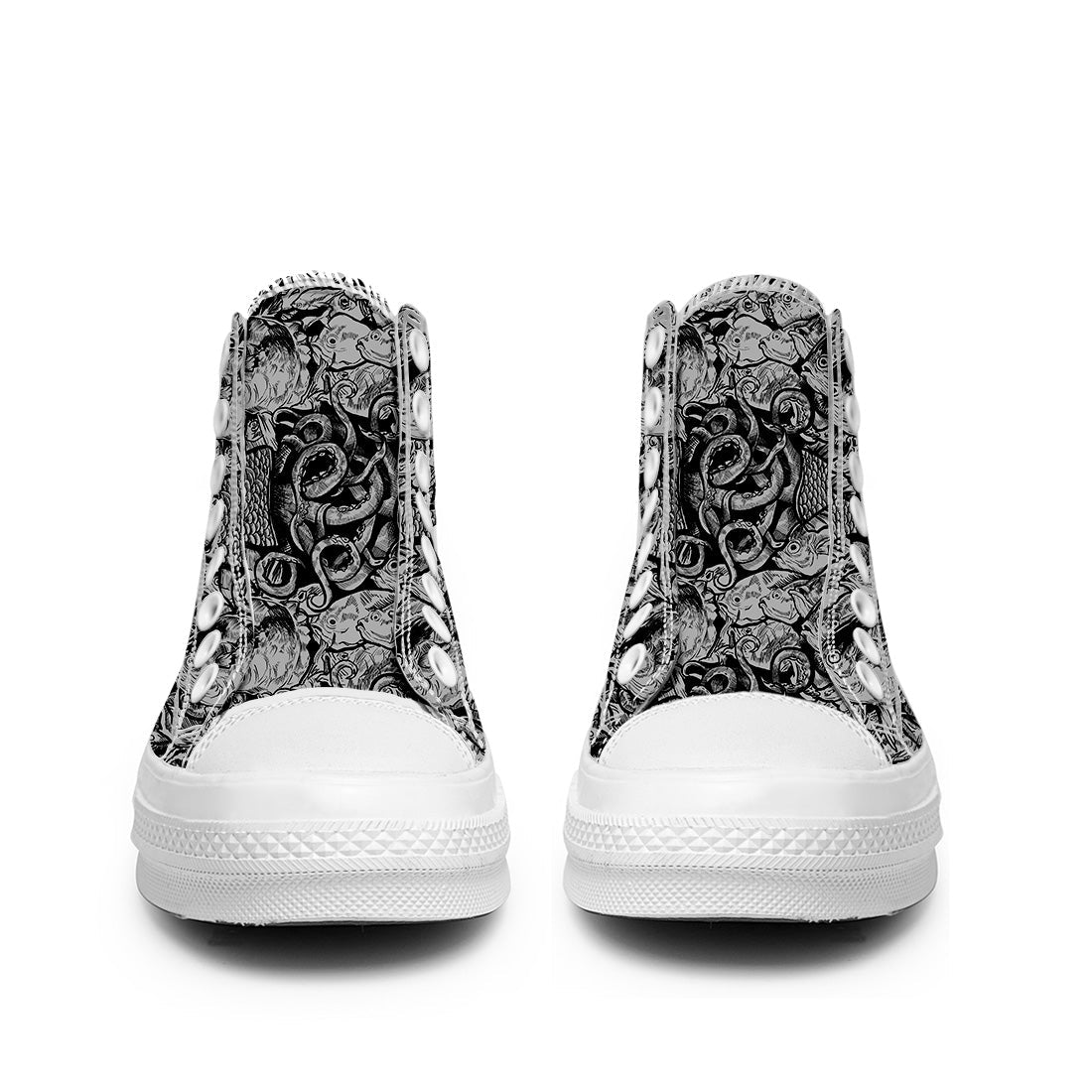 Realza tu estilo con zapatillas de lona de media caña para hombre y mujer
