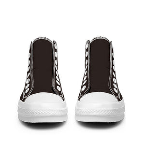 Realza tu estilo con zapatillas de lona de media caña para hombre y mujer