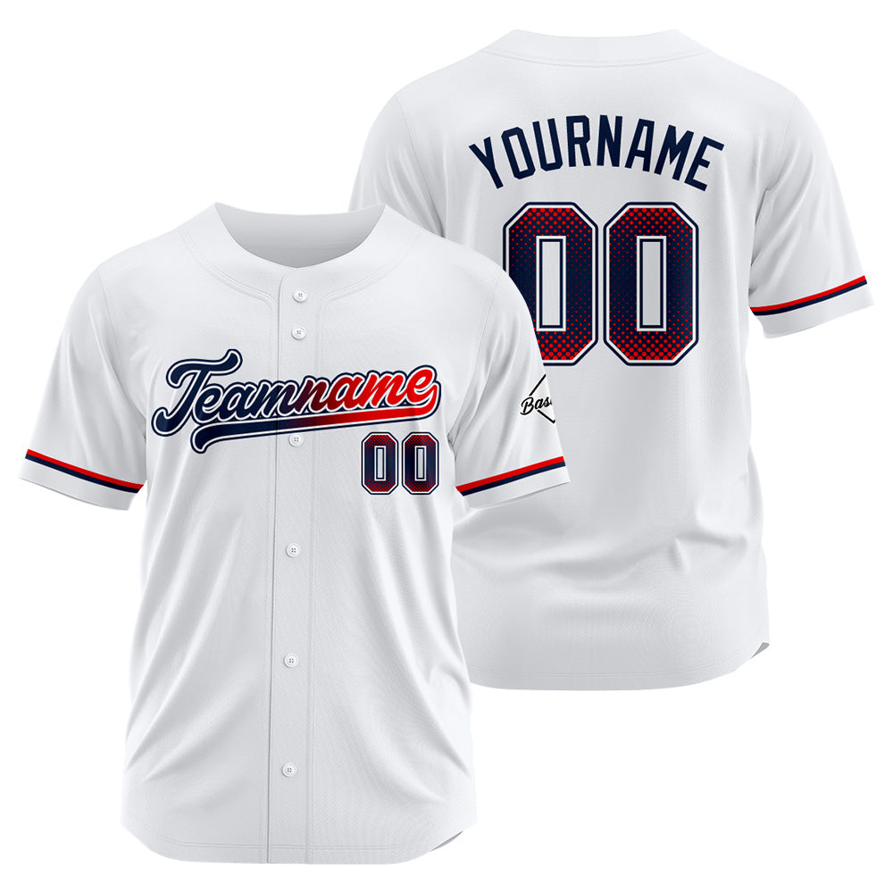 Camiseta de béisbol blanca personalizada con diseño bordado Camisetas de béisbol de hip hop personalizadas