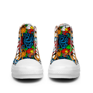 Realza tu estilo con zapatillas de lona de media caña para hombre y mujer