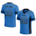 custom authentic drift fashion football jersey light blue-black mesh
