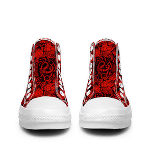 Realza tu estilo con zapatillas de lona de media caña para hombre y mujer