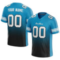 custom authentic gradient fashion football jersey aqua-black-white