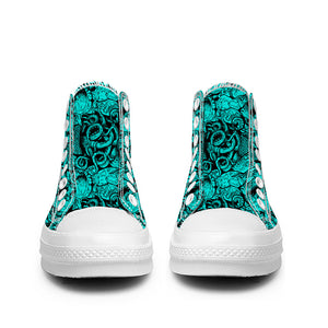 Realza tu estilo con zapatillas de lona de media caña para hombre y mujer