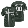 Camiseta de béisbol personalizada con diseño bordado & estilo hip hop & color gris oscuro-blanco