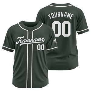 Camiseta de béisbol personalizada con diseño bordado & estilo hip hop & color gris oscuro-blanco