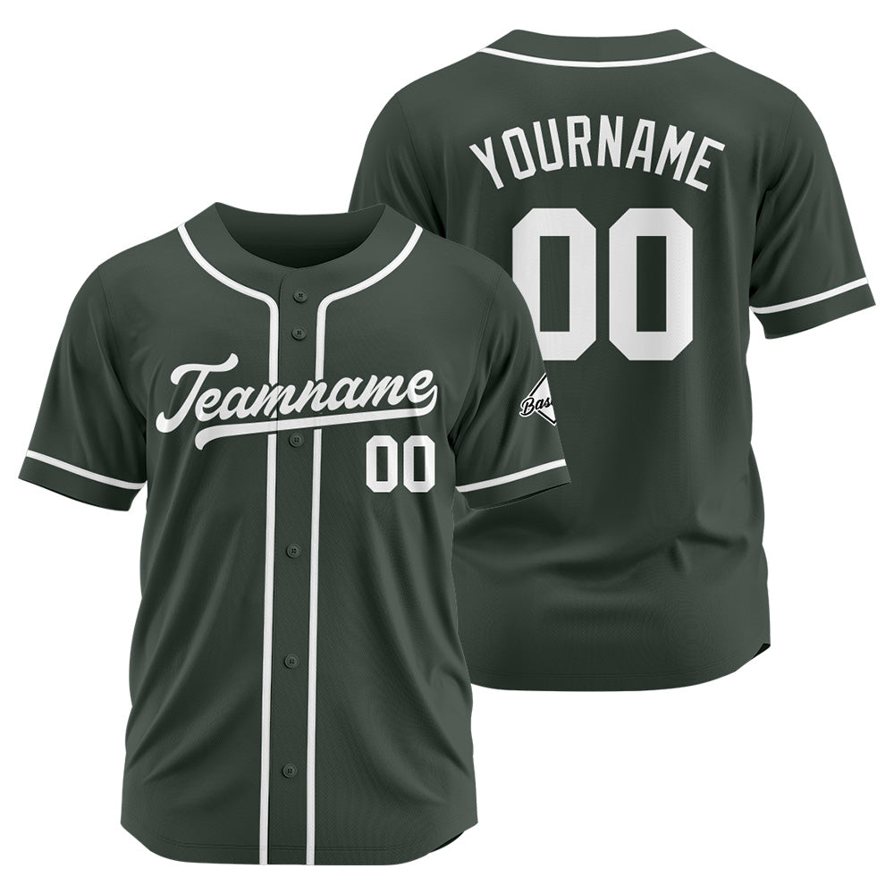 Camiseta de béisbol personalizada con diseño bordado & estilo hip hop & color gris oscuro-blanco