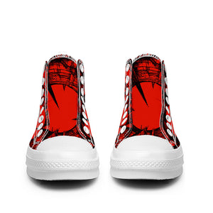 Realza tu estilo con zapatillas de lona de media caña para hombre y mujer