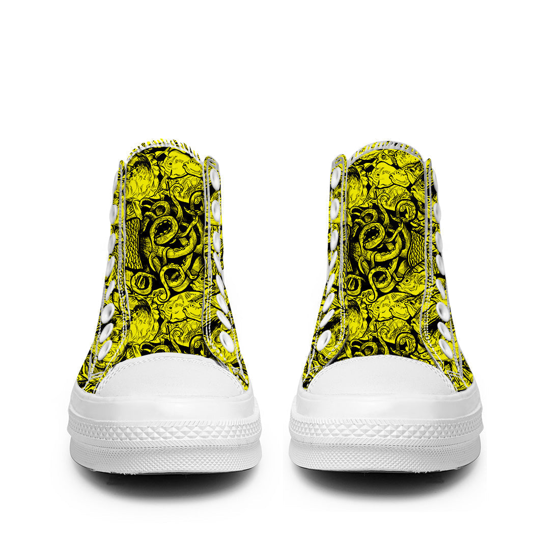 Realza tu estilo con zapatillas de lona de media caña para hombre y mujer