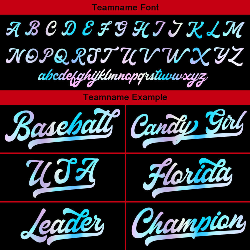Camiseta de béisbol personalizada con diseño de rayas negras y rojas & estilo hip hop