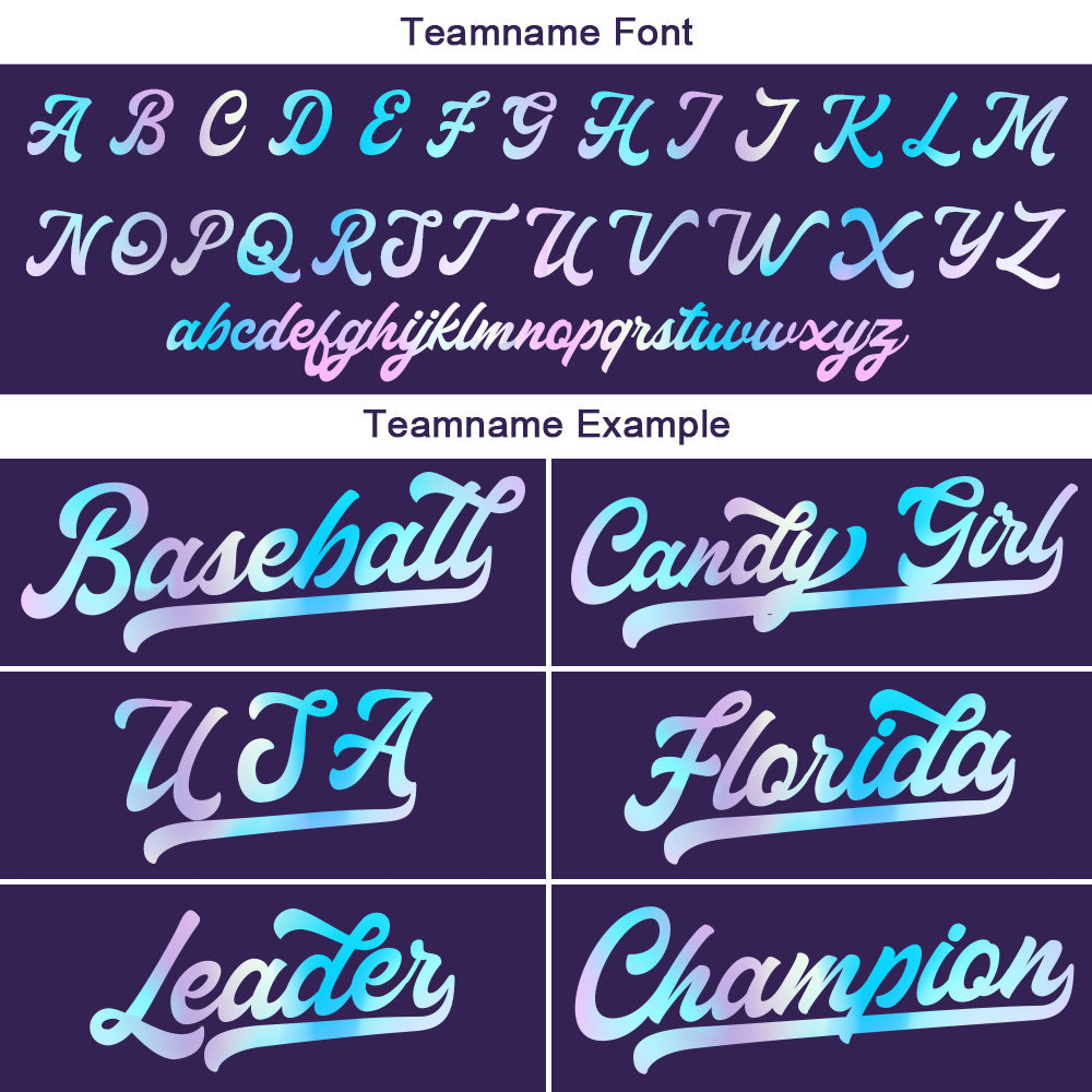 Camiseta de béisbol morada personalizada con diseño bordado Camisetas de béisbol de hip hop personalizadas