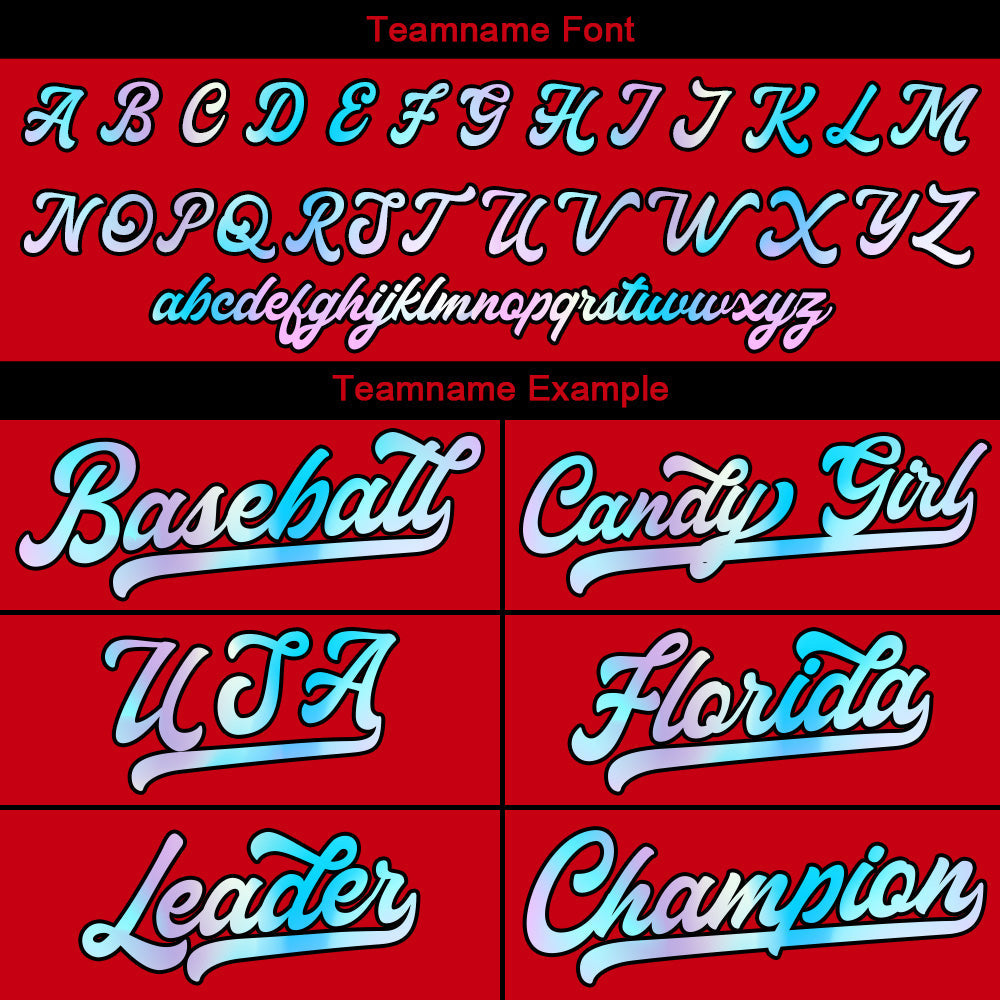 Camiseta de béisbol roja personalizada con diseño bordado Camisetas de béisbol de hip hop personalizadas