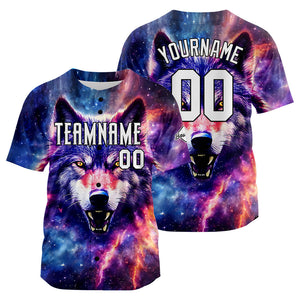 Uniformes de béisbol personalizados Starry Wolf de alta calidad para adultos y niños & optimizados para el rendimiento