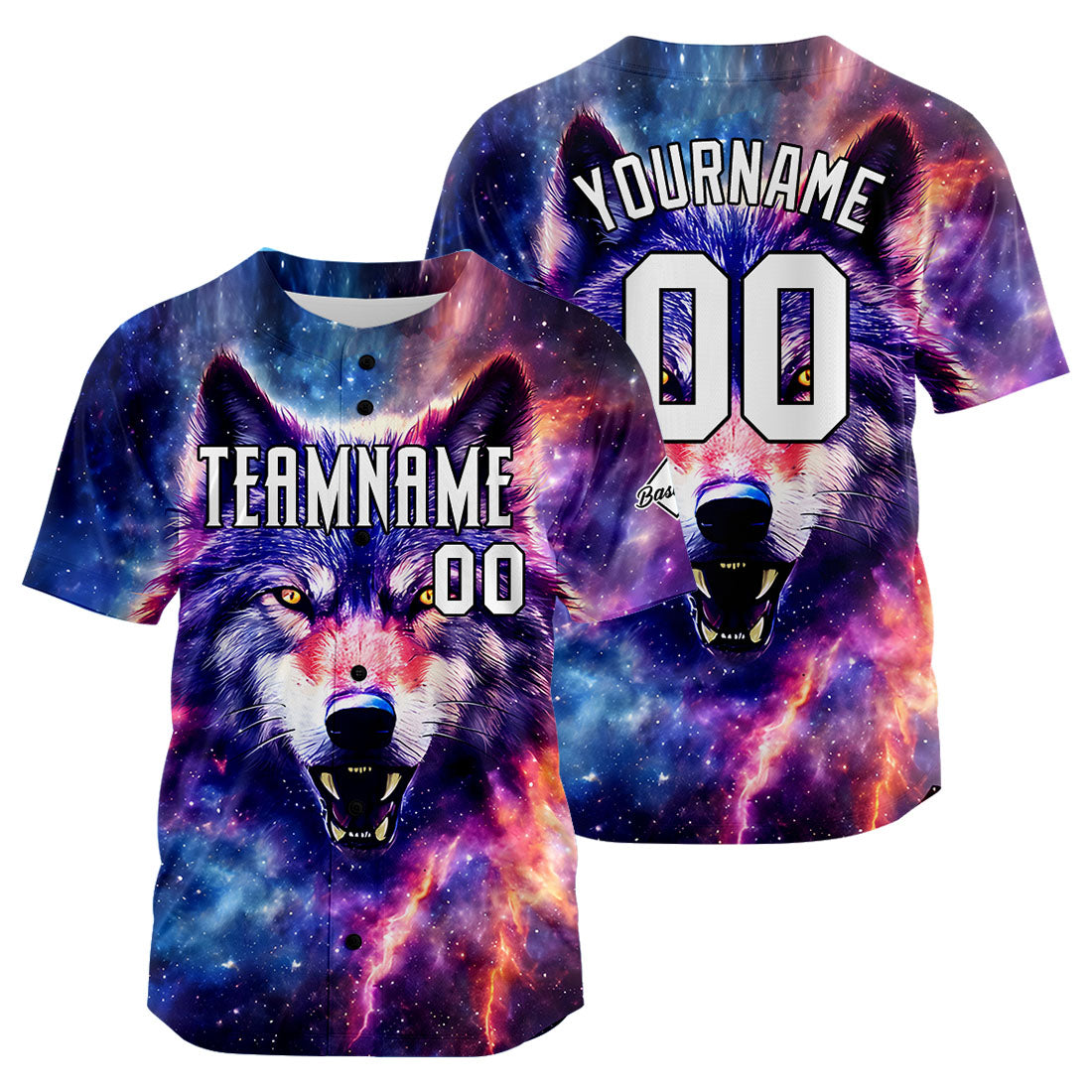 Uniformes de béisbol personalizados Starry Wolf de alta calidad para adultos y niños & optimizados para el rendimiento