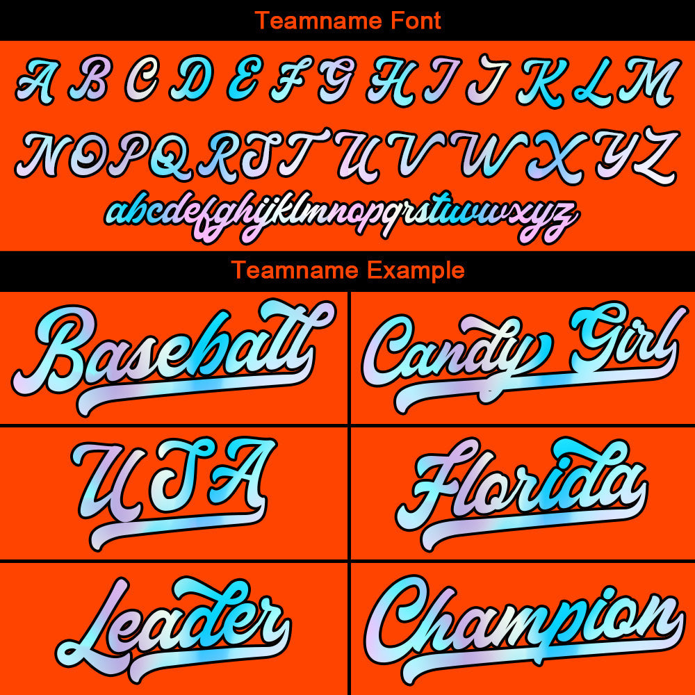 Camiseta de béisbol naranja personalizada con diseño bordado Camisetas de béisbol de hip hop personalizadas