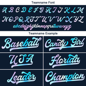 Camiseta de béisbol azul marino personalizada con diseño bordado Camisetas de béisbol de hip hop personalizadas